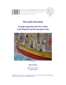 The myth of invasion Irregular migration from West Africa to the Maghreb and the European Union © Hélène Neveu Kringelbach