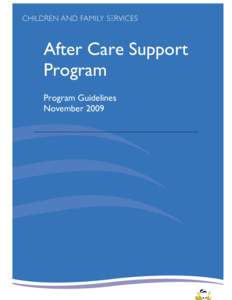 Child and Adult Care Food Program / Foster care / Care / Child and family services / Medicine / Health / Government / Geriatrics / Family / Federal assistance in the United States / Caregiver