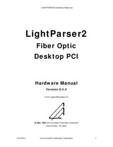 LightParser Desktop PCI short card