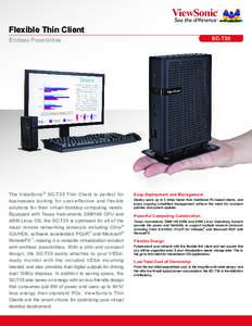 System software / Software / Independent Computing Architecture / VMware View / Thin client / ViewSonic / Nvidia Ion / Citrix Systems / Digital Visual Interface / Remote desktop / Computing / VMware