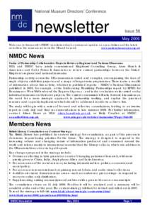 National Museum Directors’ Conference  newsletter Issue 56 May 2006