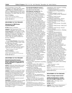 [removed]Federal Register / Vol. 75, No[removed]Monday, December 20, [removed]Notices 1111 Constitution Avenue, NW., Washington, DC 20224; ([removed]–6665.