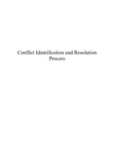 Conflict Identification and Resolution Process Anti-Spyware Coalition  I. Introduction