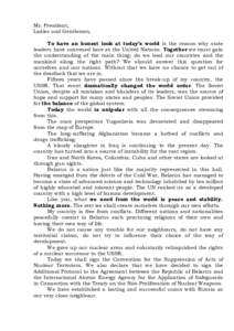 Iraq and weapons of mass destruction / United Nations / Nuclear Non-Proliferation Treaty / Rationale for the Iraq War / Opposition to the Iraq War / Presidency of George W. Bush / International relations / Peace