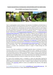 Land management / Communication for Development / United Nations / E-agriculture / Land use / Food and Agriculture Organization / Development / Communication / Agriculture