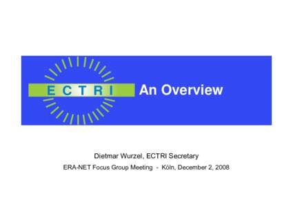 Microsoft PowerPoint - ECTRI-ERANet Transp D.Wurzel[removed]