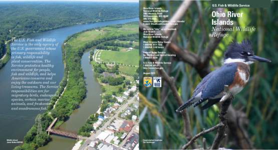 Ohio River Islands National Wildlife Refuge 3982 Waverly Road Williamstown, WV[removed]2923 www.fws.gov/refuge/ohio_river_islands/