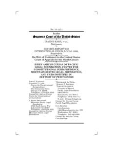 Template for USSC Amicus Brief - No Motion