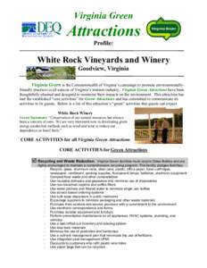 Microsoft Word - VA Green Profile -  Attractions White Rock Winery.doc