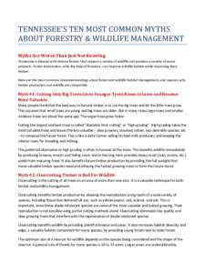 Microsoft Word - wildlifemyths.doc