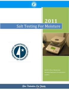 Salt Testing For Moisture