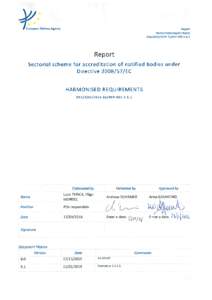 European Railway Agency  Report Harmonised requirements ERA/ADVREP-002 V 6.1