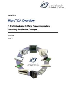 VadaTech  MicroTCA Overview A Brief Introduction to Micro Telecommunications Computing Architecture Concepts March, 2014