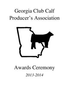 Georgia Club Calf Producer’s Association Awards Ceremony[removed]