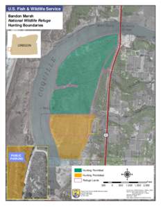 U.S. Fish & Wildlife Service Bandon Marsh National Wildlife Refuge Hunting Boundaries  OREGON