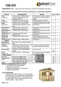 THE HUT INSTALLATION INSTRUCTIONS CK Final Copy