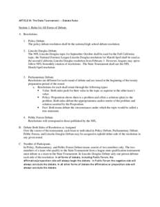 Microsoft Word - new PROPOSAL RE DEBATE RULES .docx