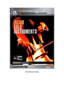 Ircam Solo Instruments Ref. Guide