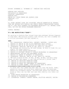 AFJOUR- NOVEMBER 21– NOVEMBER 22 - BURKINA FASO UPRISING BURKINA FASO UPRISING REVOLUTION IN OUAGADOUGOU LOCATION: OUAGADOUGOU BURKINA FASO REPORT BY: SIMON THANGU AND JAZZMIN JIWA