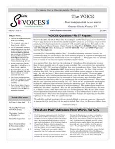 Shasta VOICES Newsletter July 2007.pub