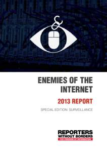 ENEMIES OF THE INTERNET 2013 REPORT