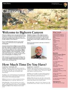 Park News  National Park Service U.S. Department of the Interior  Canyon