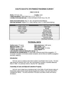 Microsoft Word - McCook Lake Survey Report 2011.doc