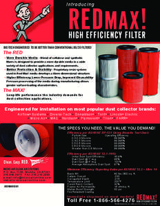 Manufacturing / Dust collector / Minimum efficiency reporting value / Air filter / Dust / Filters / Technology / Chemical engineering