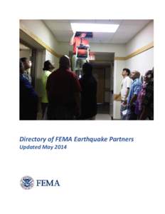 Directory of FEMA Earthquake Partners Updated May[removed]Review Cover Photo