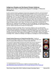 Humboldt County /  California / Karuk / Siskiyou County /  California / Traditional Ecological Knowledge / Geography of the United States / Traditional knowledge / Confederated Tribes of Siletz Indians / Swinomish people / Heiltsuk people / Geography of California / Northern California / Native American tribes in California