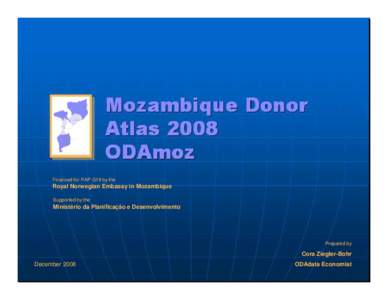 Mozambique Donora Atlas 2008 final version