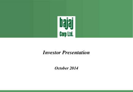 Bajaj Corp Limited Investor Presentation March 2010