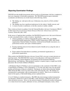 HIV/AIDS / Health / HIV test / Medicine / Health research / National Health and Nutrition Examination Survey / United States Department of Health and Human Services