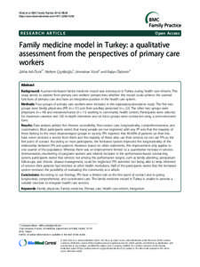 Öcek et al. BMC Family Practice 2014, 15:38 http://www.biomedcentral.com[removed]