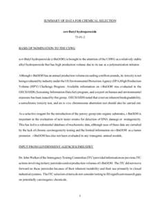 G:� Research�-DCB�K-101� Summary Sheets�-t-butyl hydroperoxide.wpd