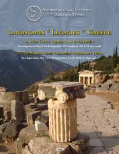 Landscapes Legacies & of  Greece