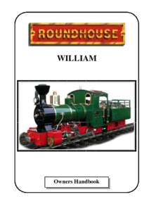 WILLIAM  Owners Handbook Operating Instructions IMPORTANT: Read these instructions carefully before operating the