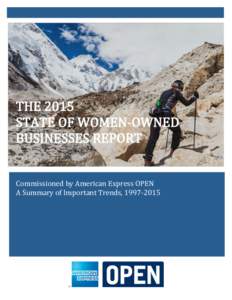 Amex OPEN State of WOBs 2015 Executive Report final