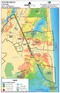 ASSAWOMAN CANAL MAP 2: POTENTIAL SEA LEVEL RISE SCENARIOS