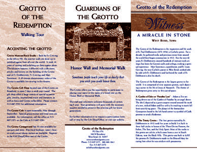 Grotto of the Redemption / Geography / Paul Dobberstein / Grotto / Nazaré / Grottoes / Physical geography / Iowa
