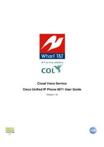 Microsoft Word - CloudVoice9971UserGuide17072012