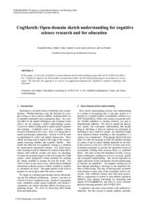 CogSketch: Open-domain sketch understanding for cognitive science research and for education