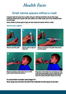 Medical equipment / Asthma / Inhaler / Nebulizer / Puffer train / Spacer / Asthma spacer / Medicine / Dosage forms / Respiratory therapy