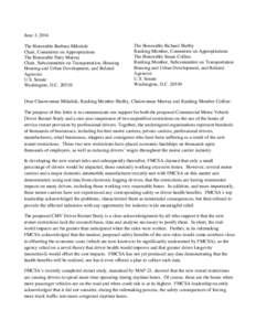 Microsoft Word - HOS Coalition Ltr to Senate Approps[removed]docx