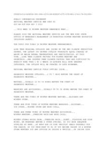 CTZ005>012-NJZ002[removed]>108-NYZ067>075-078>081-176>179-041000PUBLIC INFORMATION STATEMENT NATIONAL WEATHER SERVICE NEW YORK NY 600 AM EST MON NOV[removed]THIS WEEK IS WINTER WEATHER AWARENESS WEEK... PLEASE JOIN 