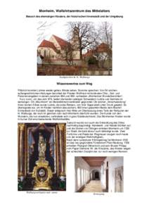 Monheim, Walfahrtszentrum des Mittelalters Besuch des ehemaligen Klosters, der historischen Innenstadt und der Umgebung