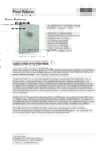 Press Release  THE LABEL BOOK OF CLOTHING CULTURE TRADITION — QUALITY — STYLE Edited by Dr. Dr. Thomas Rusche Concept by Ralf Daab and Thomas Rusche