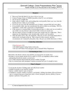 Appendix A-Storm Readiness Plan