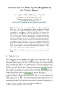 LNCSMulti-modal and Multi-spectral Registration for Natural Images