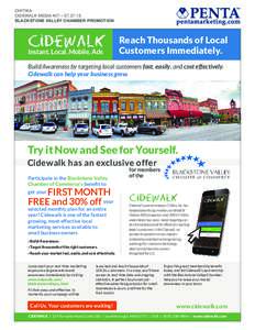 chitika cidewalk media kit – Blackstone Valley CHamber Promotion Instant. Local. Mobile. Ads